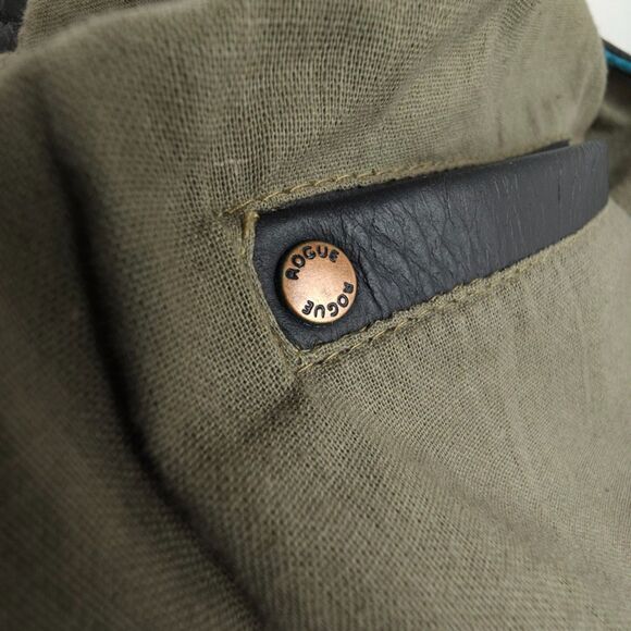 Rogue Distressed Black Leather Café Racer Jacket XL – Genuine Grain - Picture 9 of 13